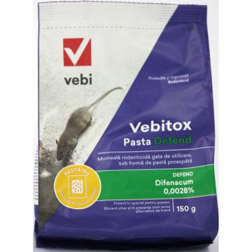 Raticid Vebitox Pasta Defend 150 gr, Vebi de la Loredo Srl