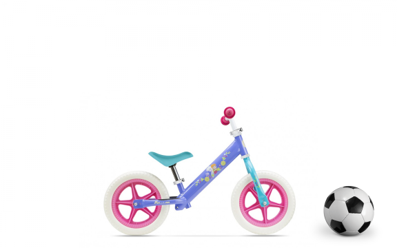 Bicicleta Metal Balance Bike, Seven, Frozen, 12 inch