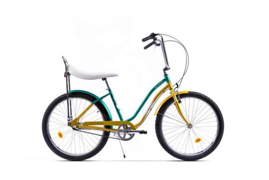 Bicicleta Pegas Strada 2 26'' aluminiu, auriu, verde