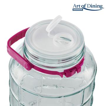 Borcan sticla cu capac plastic 3l, Art of Dining by Heinner de la Transilvania Euro Tour Srl