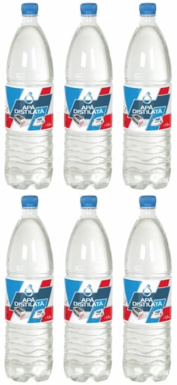 Apa distilata 1.5 litri - European Drinks - 6 buc de la Medaz Life Consum Srl