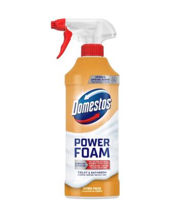 Solutie curatare baie, Domestos Power Foam Citrus, 435ml