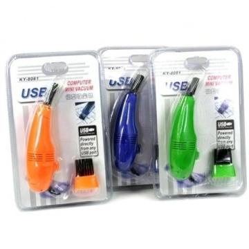 Mini aspirator pentru tastatura conectare USB, cu lanterna