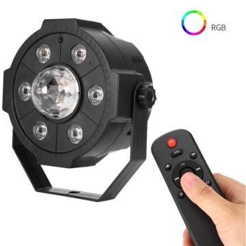 Proiector LED Par Light 6 x LED cu glob RGB, stick USB