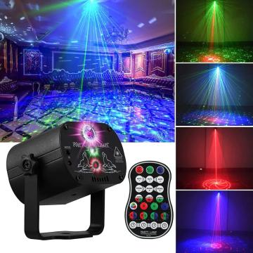 Proiector de lumini disco petrecere laser RG cu lumina LED