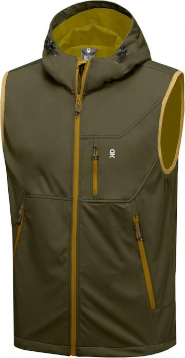 Vesta usoara, respirabila, impermeabila, cu gluga si buzunar de la Molifag Srl