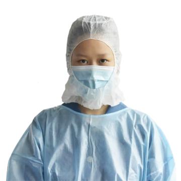 Bonete cagula cu elastic - albe - 100 buc de la Medaz Life Consum Srl