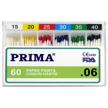 Conuri endodontice de hartie mari .06 - nr. 15 - 40 de la Medaz Life Consum Srl