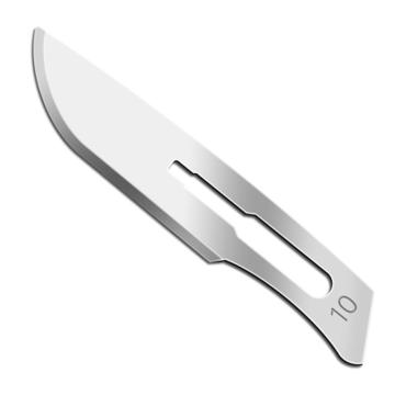 Lame bisturiu - Nr. 10 - 100 buc de la Medaz Life Consum Srl