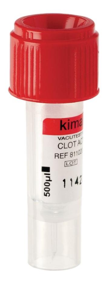 Microtainer biochimie cu clot activator 0.5 ml - Kima