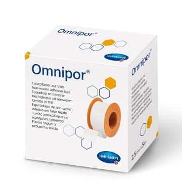Leucoplast la rola pe suport netesut Omnipor - 2.5 cm x 5m de la Medaz Life Consum Srl
