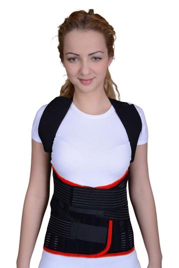 Orteza toraco-lombo-sacrala - Corset Hessing - negru de la Medaz Life Consum Srl