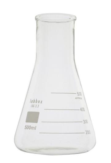 Pahar Erlenmayer cu gat larg - 3000 ml de la Medaz Life Consum Srl