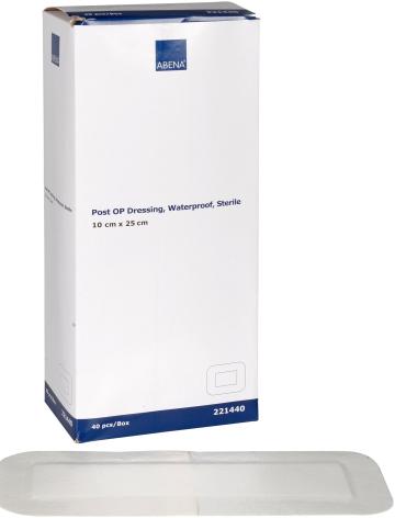 Plasturi sterili rezistenti la apa Abena - 10 x 25 cm