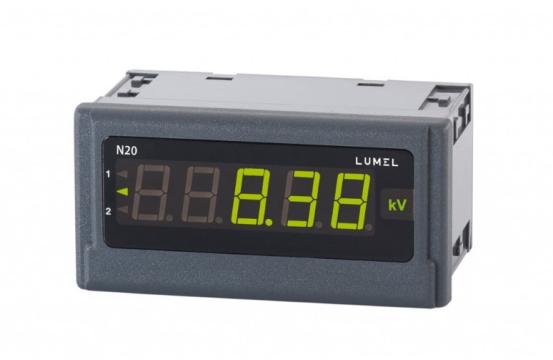 Aparat de masura digital Lumel N20-1100008, PT100, -50...400 de la Braistore Srl