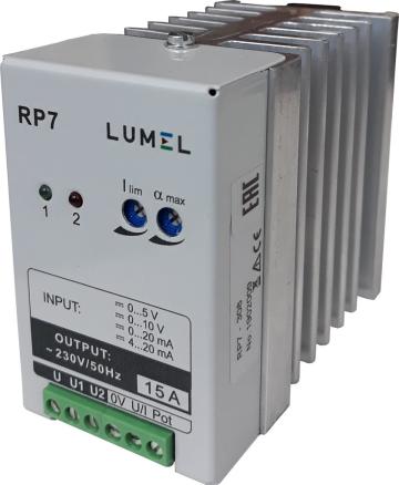 Controler de putere Lumel RP7 308, 15 A, 1x230 V de la Braistore Srl