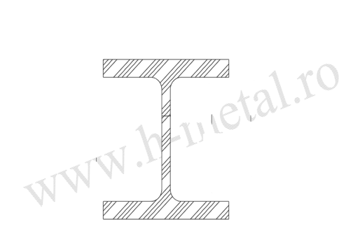 Profil HEB zincat pentru cadre industriale