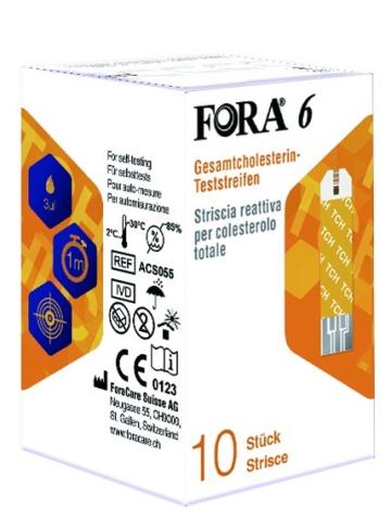 Teste Fora 6 colesterol total - 10 buc de la Medaz Life Consum Srl