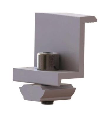 Clema capat panouri fotovoltaice 35mm, fixare stabila