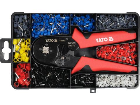 Set cleste pentru sertizare pini terminali 0,25-10 mm²