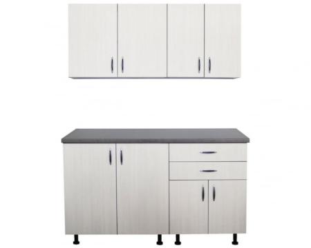 Mobilier bucatarie Eco cu soldat culoare sonoma de la Sembazuru Art Srl