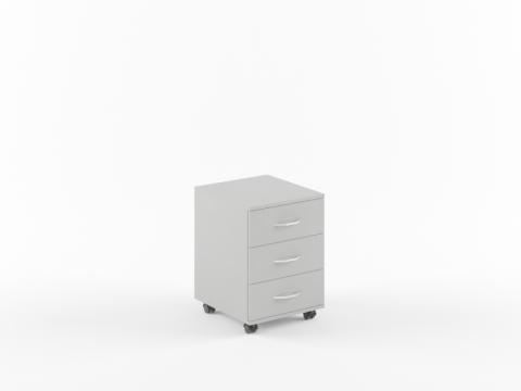 Comoda birou cu 3 sertare Simple SC-3M gri de la Sembazuru Art Srl