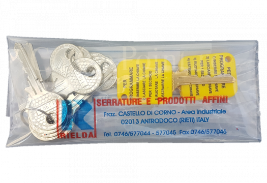 Kit chei personalizate automat cafea Rielda 20+2+1