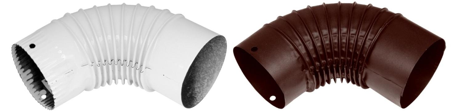 Cot emailat alb / 110mm