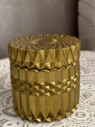 Lumanare parfumata in recipient din ceara de soia de la Myri Montaggi Srl