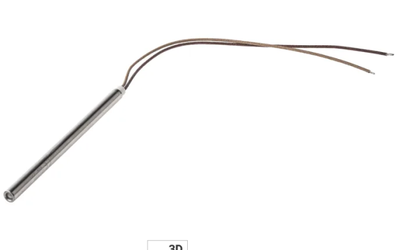 Rezistenta cartus O8A 80 mm 230V 200W cu cablu teflon 1m