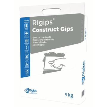 Ipsos gri pentru constructii rigips Construct Gips / 5 kg de la URBANIX SRL