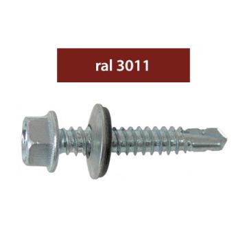 Suruburi perforatoare Ral 3011-bordo 4.8 x 35 mm, 250 bucati de la URBANIX SRL