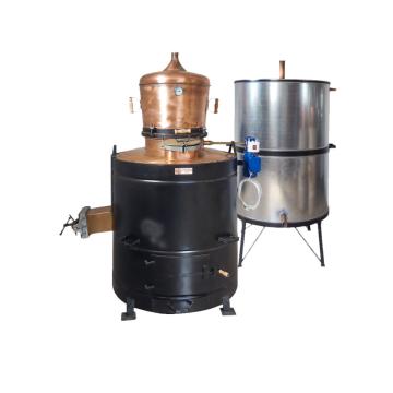 Cazan tuica 250 litri exclusive 5mm + amestecator electric de la Baralchim Srl