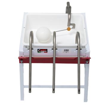 Imbuteliator pentru 3 sticle si vas colector din moplen de la Baralchim Srl