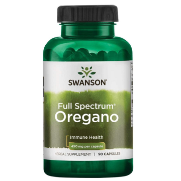 Supliment alimentar Swanson Oregano 450mg 90 capsule de la Krill Oil Impex Srl