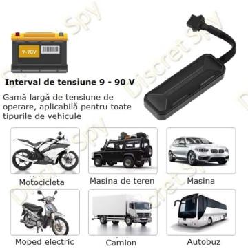 Tracker GPS auto-moto MiCodus MV208 - 9-90V