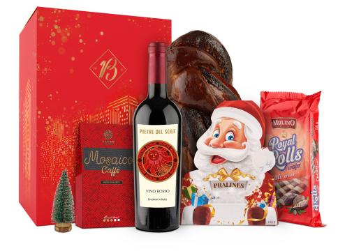 Cos cadou Buon Natale de la Web2print Bucuresti Srl