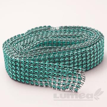 Banda decor cu stras albastru de la Lumea Basmelor International Srl
