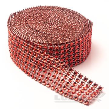 Banda cu stras rosu de la Lumea Basmelor International Srl