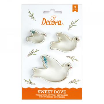 Set decupatoare porumbei, 3 buc. - Decora
