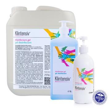 Gel dezinfectant maini Klintensiv 0,5 L / 1 L / 5 L de la Servexpert Srl.