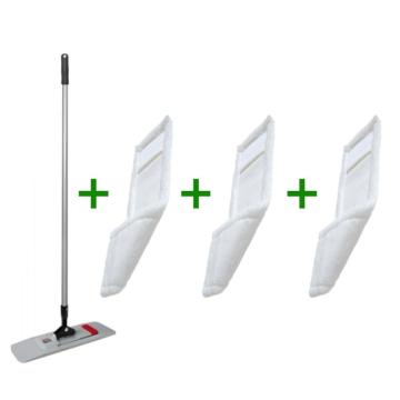 Set mop Magic Click cu 3 rezerve de mop de la Servexpert Srl