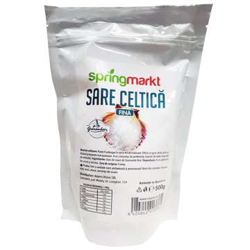 Sare celtica fina 500g de la Naturking Srl