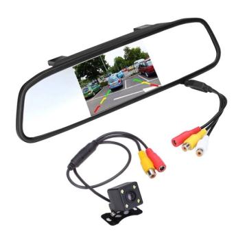 Oglinda retrovizoare auto cu display LCD 4.3 inch cu camera de la Nav Store