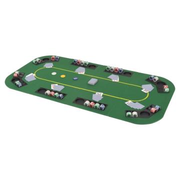 Blat masa poker 8 jucatori, pliabil in 4, dreptu