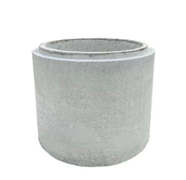 Camin - tub - din beton rotund 100 cm, h 100 cm de la Andbas