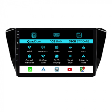 Navigatie android dedicata Skoda Superb 3 (2015-2019)