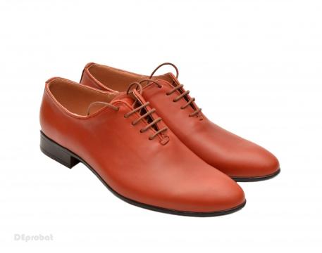 Pantofi barbati piele naturala maro deschis casual-eleganti