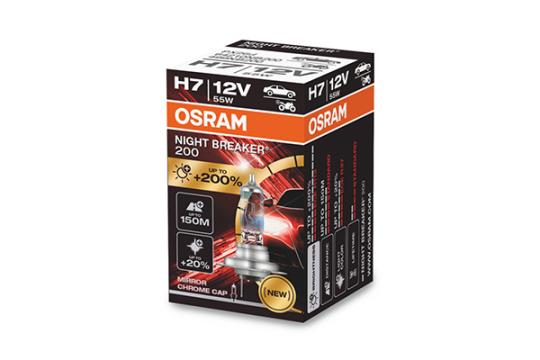 Bec 12V H7 55 W Night Breaker +200% Osram de la Auto Care Store Srl