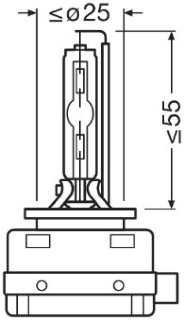 Bec xenon 85V D1S Xenarc Ultra Life Osram